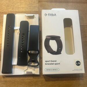 Fitbit Black Sport Band for Sense & Versa 3